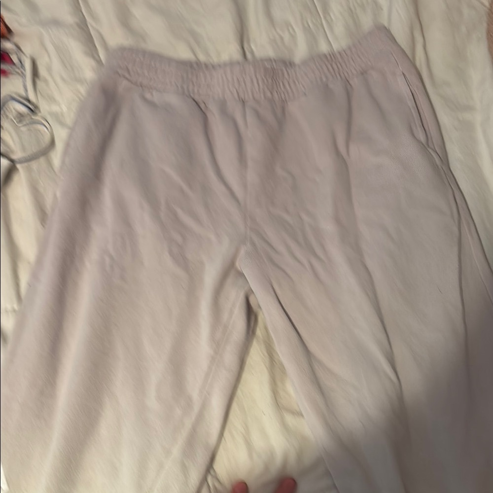 Kids Soft Grey/Mint Jogger Pants